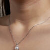 TOMEI Espoir Pearl Pendant, White Gold 375