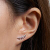 TOMEI Diamond Earrings With Style, White Gold 375 (17751EWD9WP)
