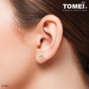 Feel My Love Earrings | Tomei White Gold 375 (9K) (E1804)