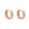TOMEI Loop Earring, Rose/Yellow Gold 585