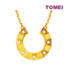 TOMEI Duo Of Devotion, Horseshoe Necklace Yellow Gold 999 (5G)