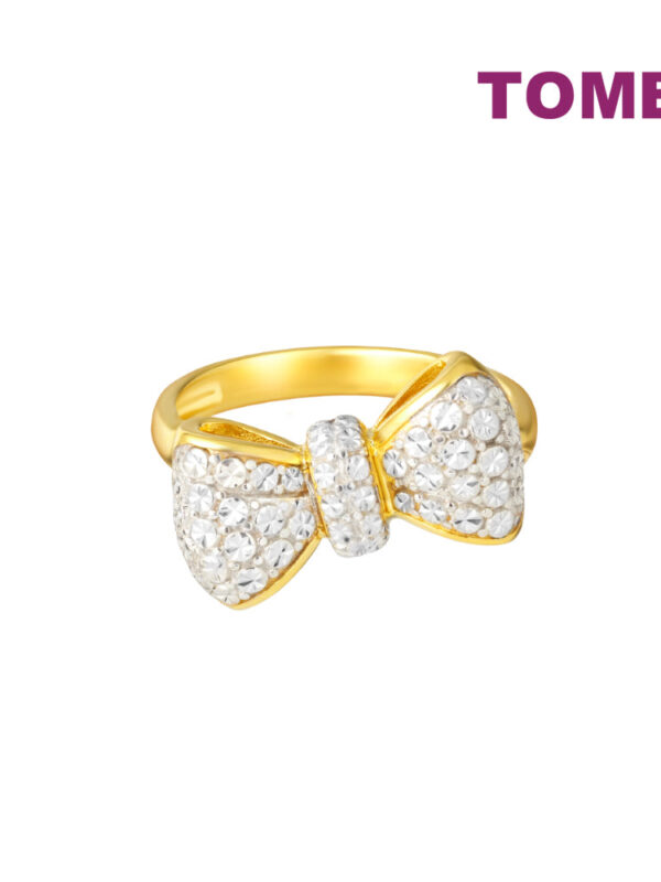 TOMEI Diamond Cut Collection Little Joy Ring, Yellow Gold 916