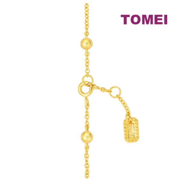 TOMEI Diamond Cut Collection Little Joy Bracelet, Yellow Gold 916