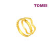 TOMEI Mix & Match Stackable Ring (2 Pcs), Yellow Gold 916