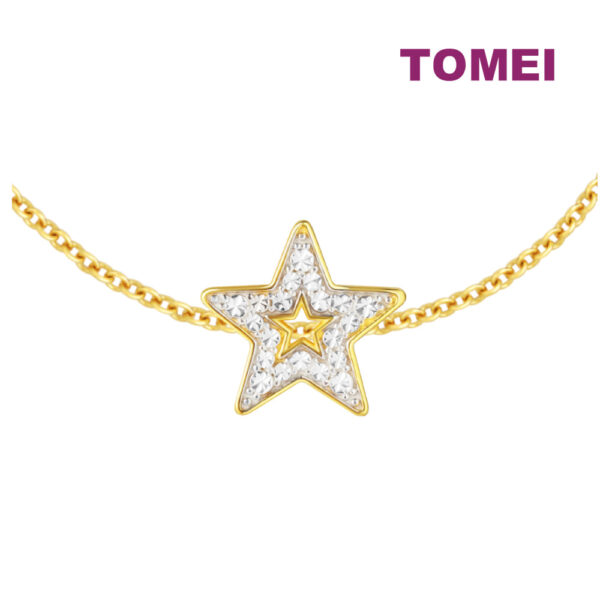 TOMEI Chomel Star Charm, Yellow Gold 916
