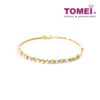 Tomei Caparisoned in Bonny Spheres Bracelet, Yellow Gold 916