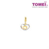 TOMEI Doubly Loving Vibes Charm, Yellow Gold 916