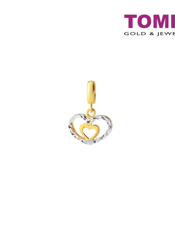 TOMEI Doubly Loving Vibes Charm, Yellow Gold 916