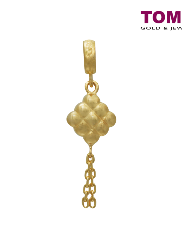 TOMEI Ketupat Chomel Charm Light of My Life, Yellow Gold 916