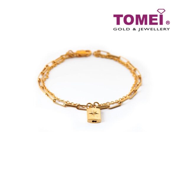 TOMEI Pageantry of Glamorous Astral Spectacle Bracelet, Yellow Gold 916