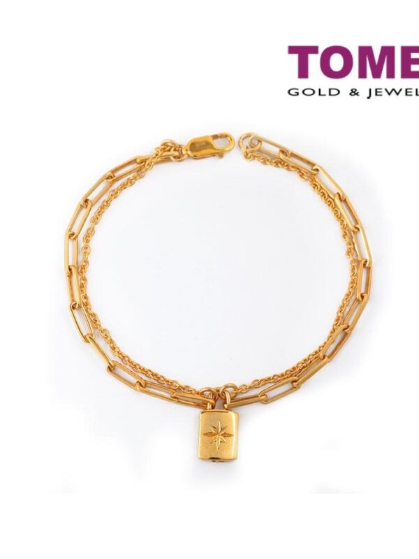 TOMEI Pageantry of Glamorous Astral Spectacle Bracelet, Yellow Gold 916
