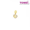 TOMEI Doubly Loving Vibes Charm, Yellow Gold 916