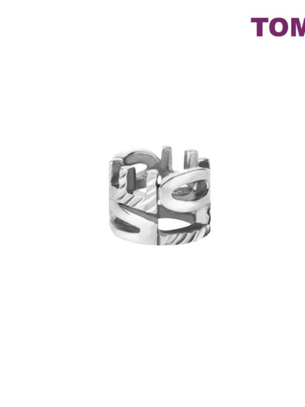 TOMEI Castle of Love Charm, White Gold 585