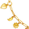 TOMEI Lusso Italia Celestial Chain-Linked Bracelet, Yellow Gold 916