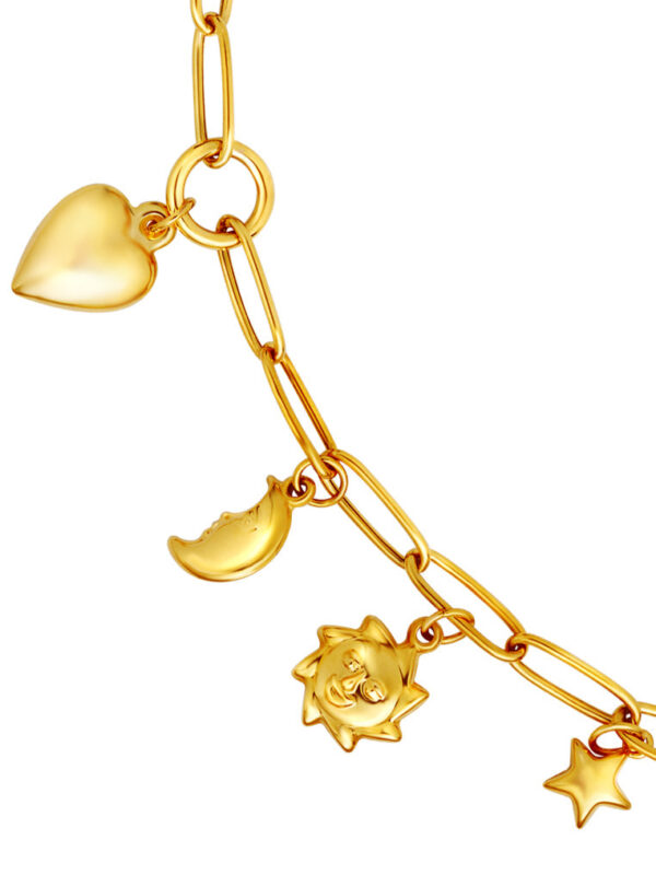 TOMEI Lusso Italia Celestial Chain-Linked Bracelet, Yellow Gold 916