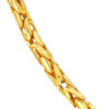 TOMEI Lusso Italia Rounded Interlocking Bracelet, Yellow Gold 916