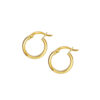TOMEI Lusso Italia Chunky Duo Earrings, Yellow Gold 916