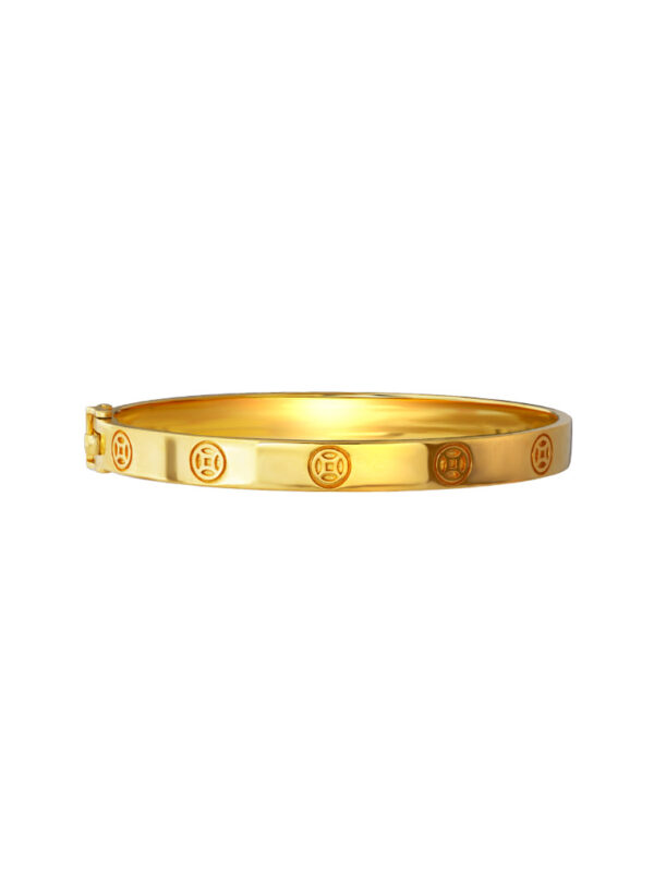 TOME Blissful Bangle, Yellow Gold 916