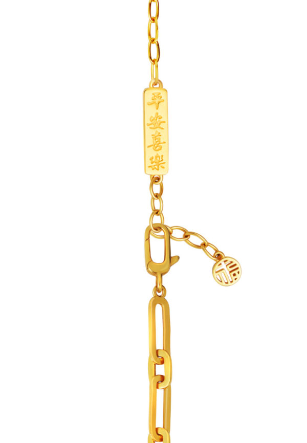 TOMEI Nine Elements Of Life Bracelet, Yellow Gold 916