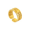 TOMEI Fortune Collection Abacus Men Ring, Yellow Gold 999