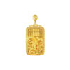 TOMEI Dragon Abacus Pendant, Yellow Gold 916