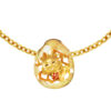 TOMEI Newborn Dragon Pendant, Yellow Gold 916