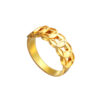 TOMEI Good Luck Ring, Yellow Gold 916
