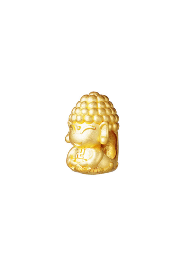 TOMEI Chomel Buddha Charm, Yellow Gold 916