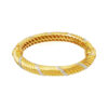 TOMEI Dual-Tone Bangle, Yellow Gold 916