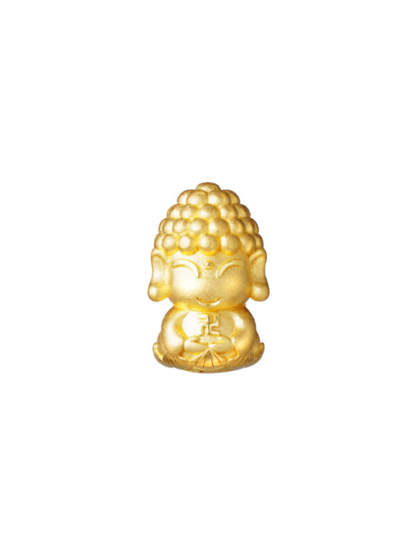 TOMEI Chomel Buddha Charm, Yellow Gold 916