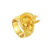 TOMEI Dragon Ring, Yellow Gold 916
