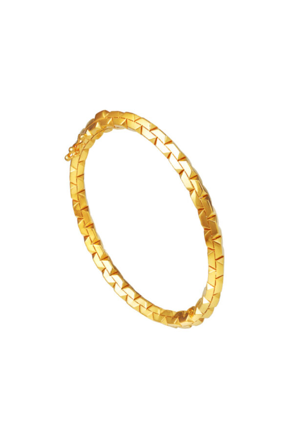 TOMEI Lusso Italia Bangle, Yellow Gold 916