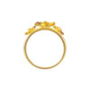 TOMEI Lusso Italia Flower Ring, Yellow Gold 916