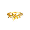 TOMEI Lusso Italia Flower Ring, Yellow Gold 916