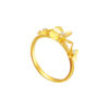 TOMEI Lusso Italia Flower Ring, Yellow Gold 916