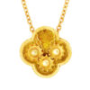 TOMEI Happiness Gear Necklace, Yellow Gold 916