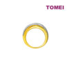 TOMEI Diamond Cut Collection Criss Cross Ring, Yellow Gold 916