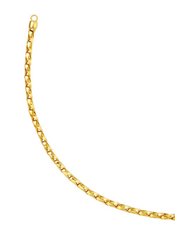 TOMEI Elegant Twisted Bracelet, Yellow Gold 916