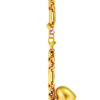 TOMEI Lusso Italia Sweetheart Chain Link Bracelet, Yellow Gold 916