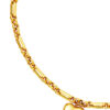 TOMEI Lusso Italia Sweetheart Chain Link Bracelet, Yellow Gold 916
