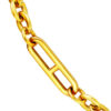 TOMEI Lusso Italia Split Link Tiny Chain Bracelet, Yellow Gold 916