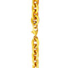 TOMEI Lusso Italia Split Link Tiny Chain Bracelet, Yellow Gold 916
