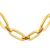 TOMEI Lusso Italia Statement Chain Link Necklace, Yellow Gold 916