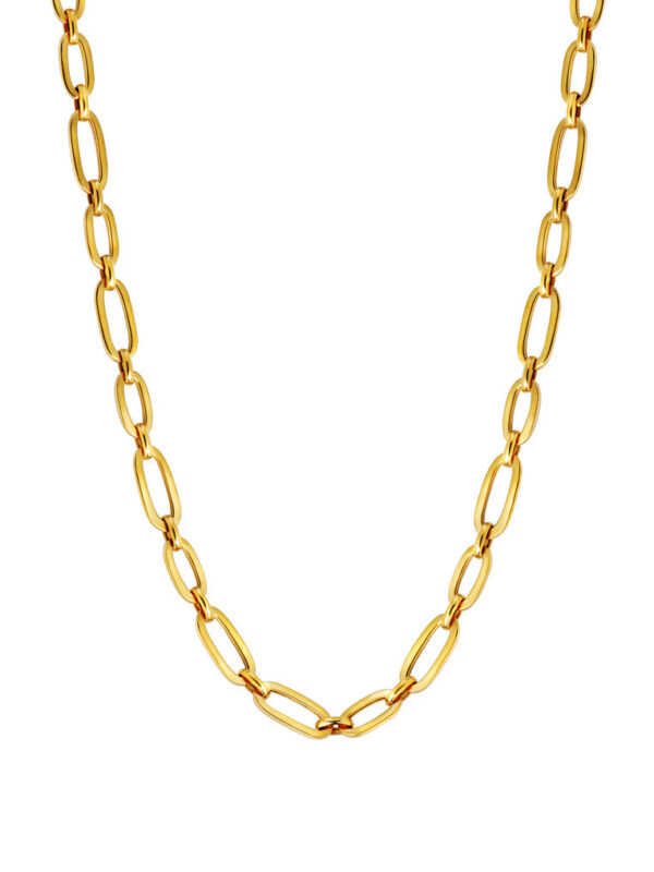 TOMEI Lusso Italia Statement Chain Link Necklace, Yellow Gold 916