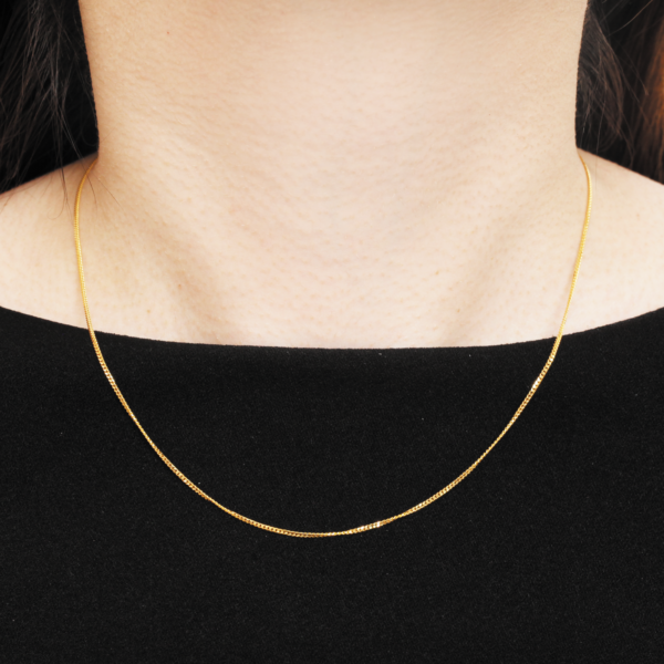 TOMEI First Love Chain, Yellow Gold 916