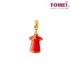 TOMEI Lovely Qipao Charm 1 Malaysia, Yellow Gold 916