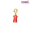 TOMEI Lovely Qipao Charm 1 Malaysia, Yellow Gold 916