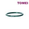 TOMEI Natural Jade Thin Bangle, Dark Green