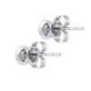 TOMEI Belly Button Earrings, White Gold 585