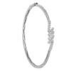 TOMEI Diamond Bangle, White Gold 585
